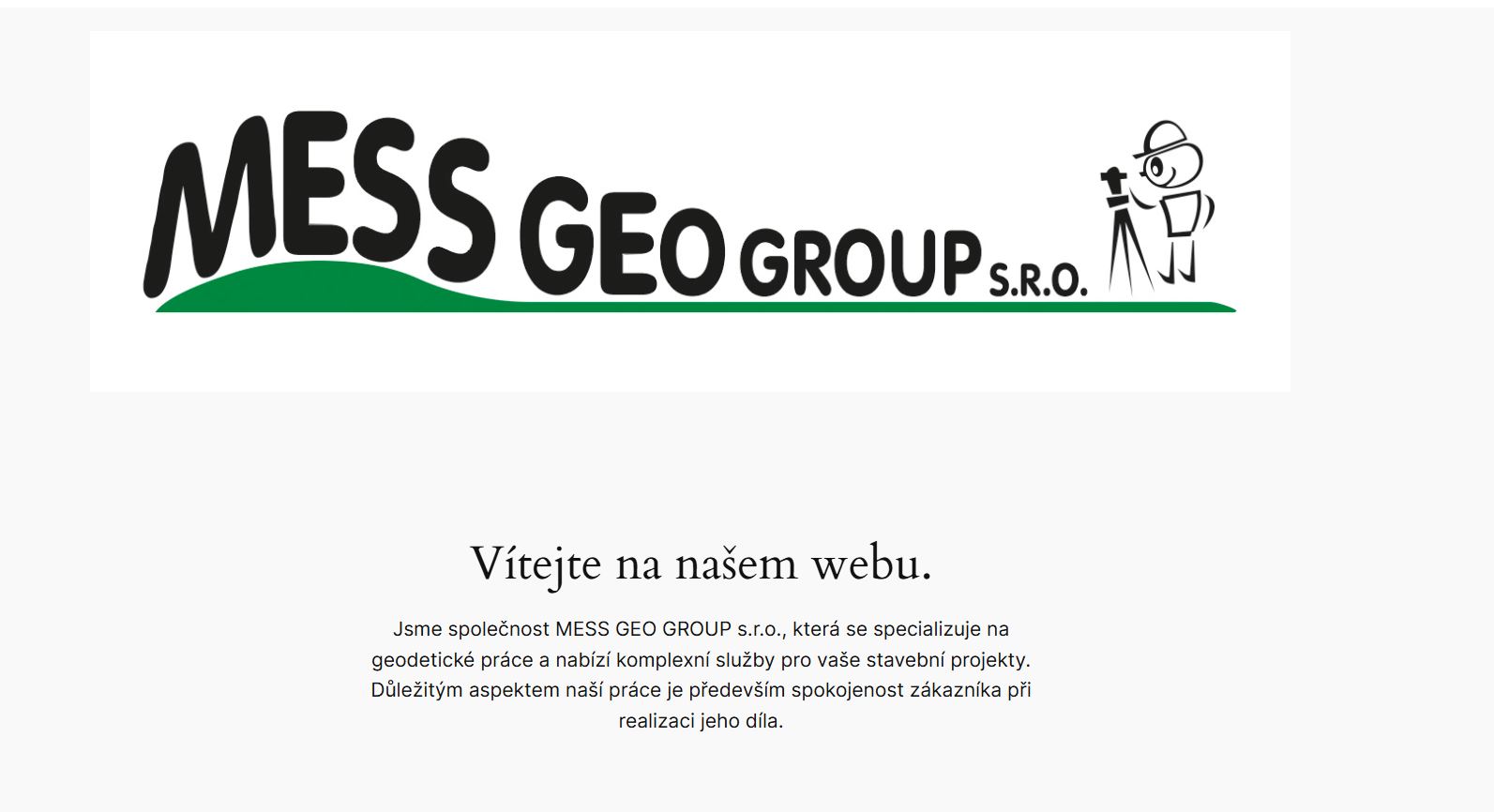 MESS GEO GROUP s.r.o. - geodetické práce Most